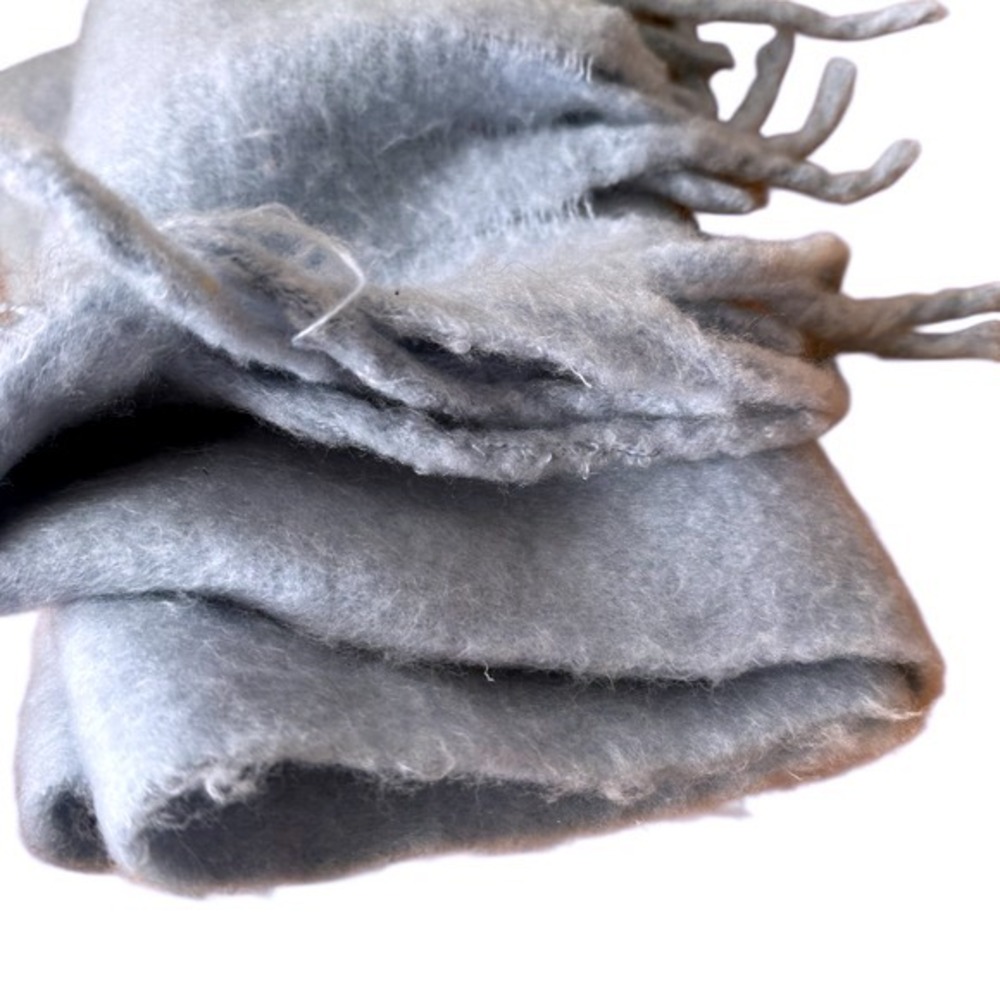 Light Blue‎ Soft Cozy Women's blanket scarf - Picture 4 of 4